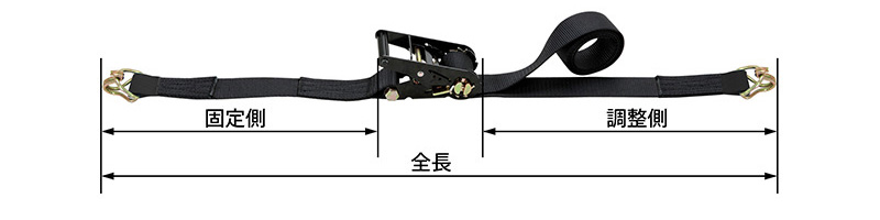 ラチエットバックル RK B HK (フック&キーパー形)
