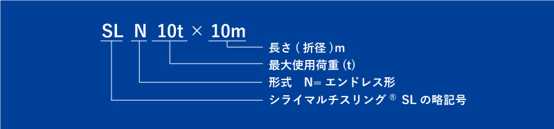 シライマルチスリング®SL (Slim&Light) エンドレス形 ｜東レの運搬