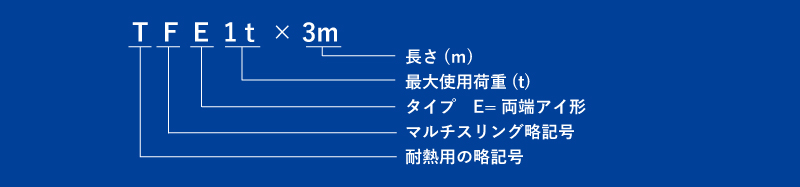 本店は マルチスリング HE 両端アイ形 最大使用荷重18T 長さ5.5m